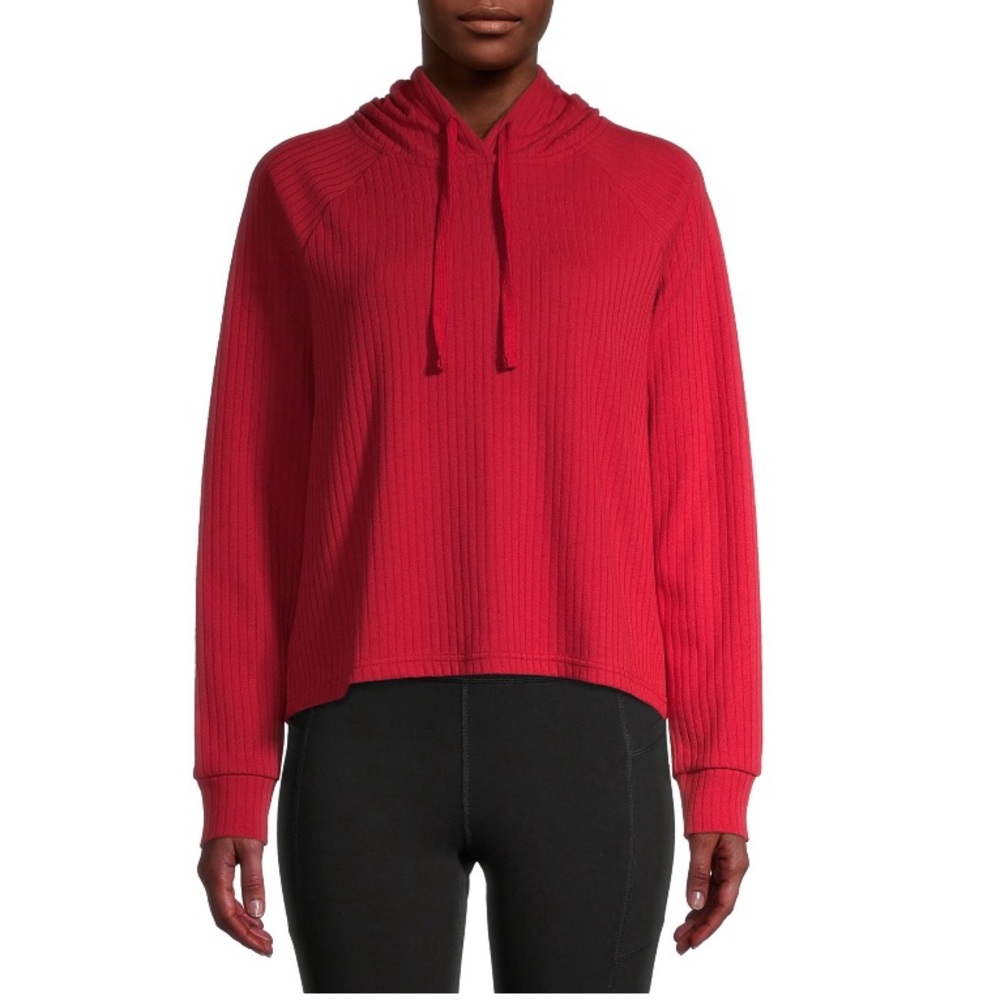 Athletic Works Women's Athleisure Rib Hoodie